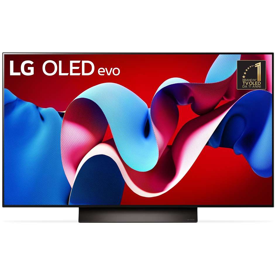 LG OLED48C44LA.API TV OLED 48" 4K Ultra HD Smart TV Wi-Fi Classe G colore cornice marrone