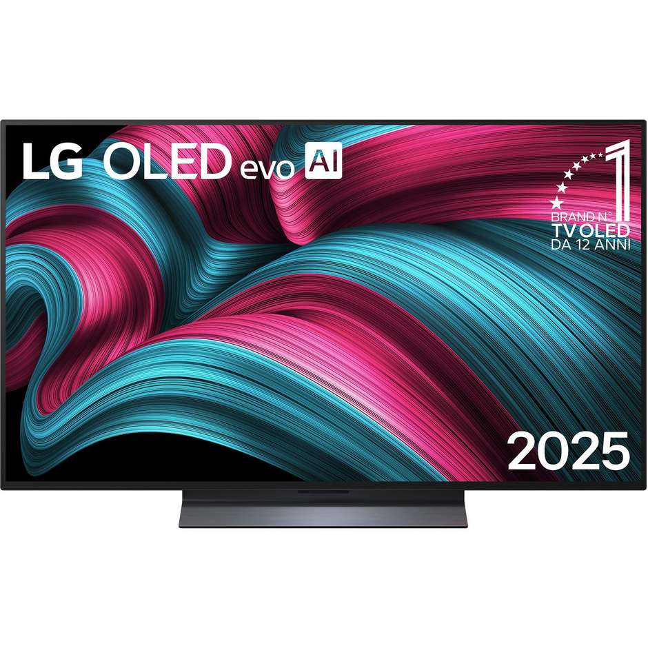 LG OLED48C55LA Smart TV 48" OLED evo 4K 144Hz Dolby Vision webOS 25 Nero