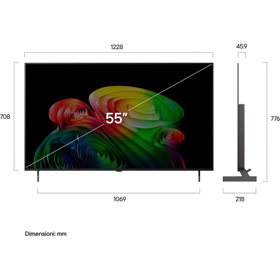 LG OLED55B6ELC TV OLED 55" 4K Smart TV webOS 26 120Hz Dolby Vision Marrone