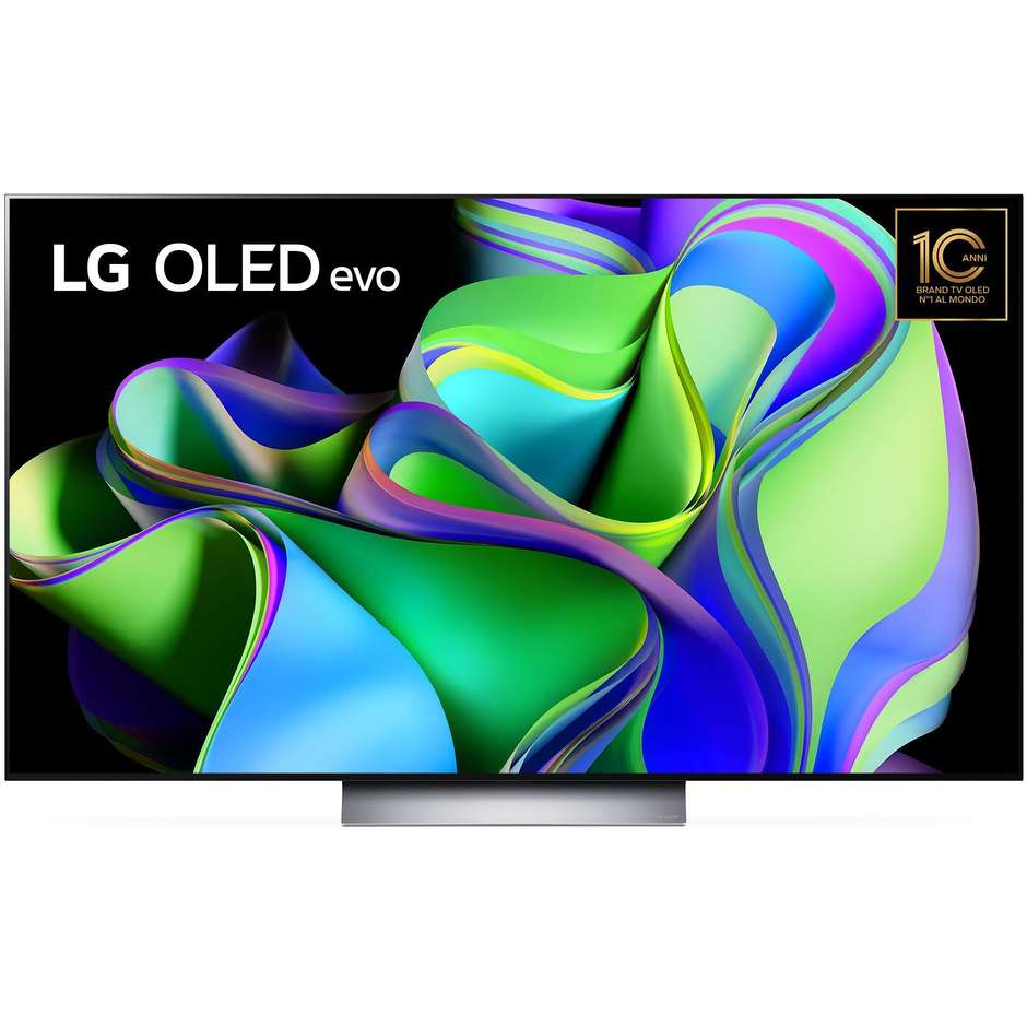 LG OLED55C34L Smart TV 55" OLED 4K Ultra HD webOS Colore Silver