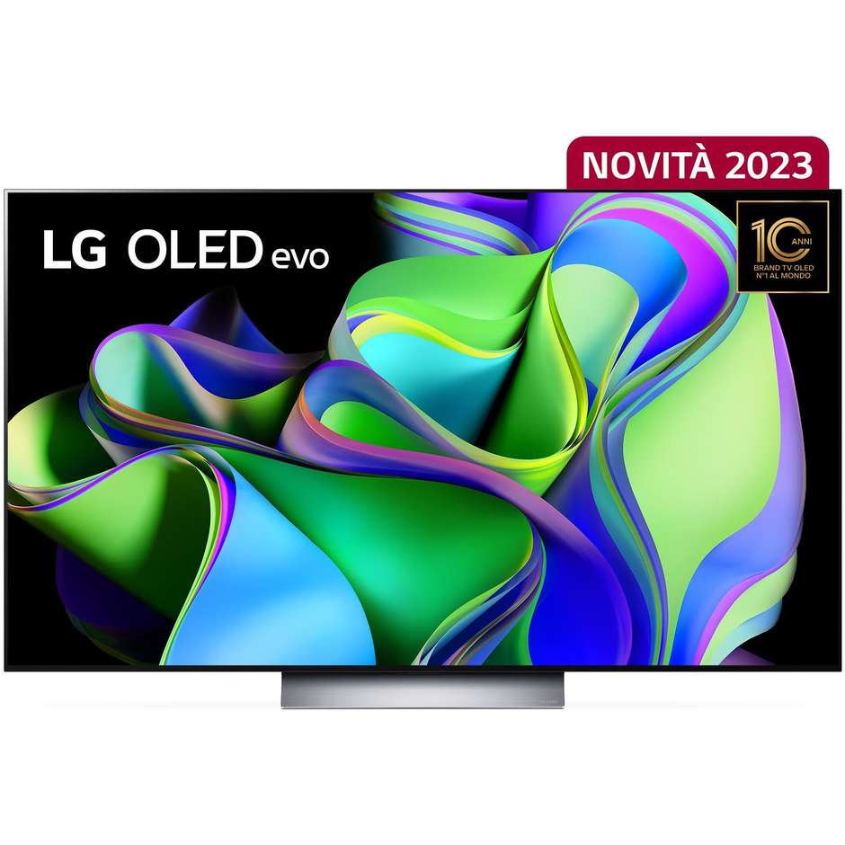 Lg OLED55C34L Smart TV OLED 55" 4K Ultra HD Wi-Fi DVB-T2 Classe G Nero