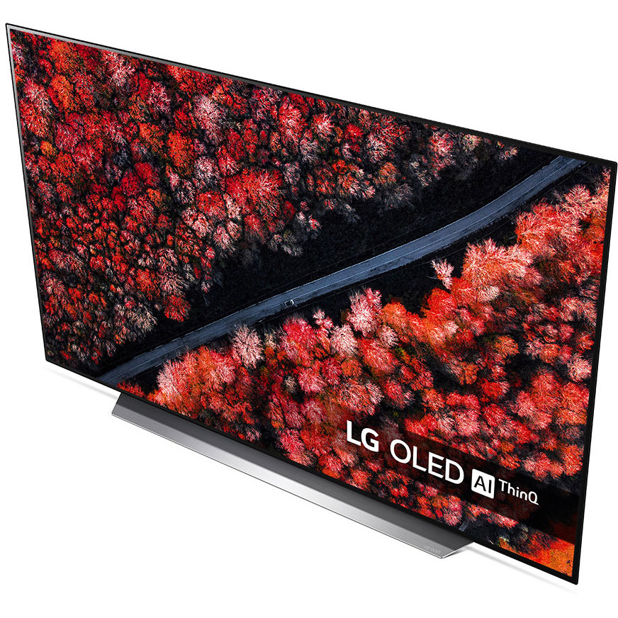 LG OLED55C9MLB Tv OLED 55" 4K Ultra HD HDR Smart Tv Wifi classe A Google Assistant colore nero e argento