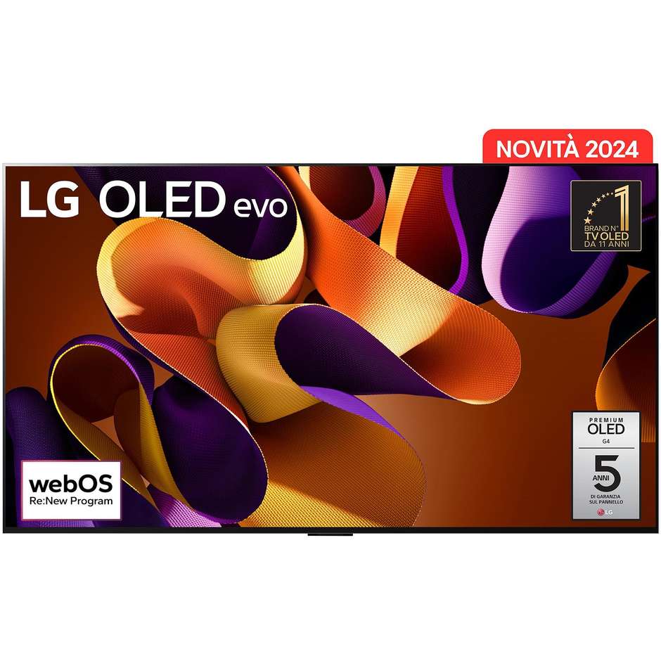 LG OLED55G45LW OLED evo 55'' 4K Ultra HD Smart TV Wi-Fi Classe F Colore Nero