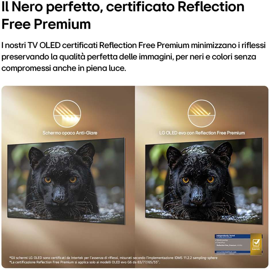 LG OLED55G64LW Smart TV 55" 4K OLED evo AI Argento