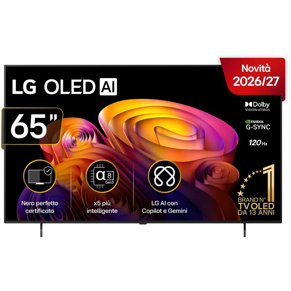 LG OLED65B6ELC OLED AI TV 65" 4K OLED 120Hz Nero