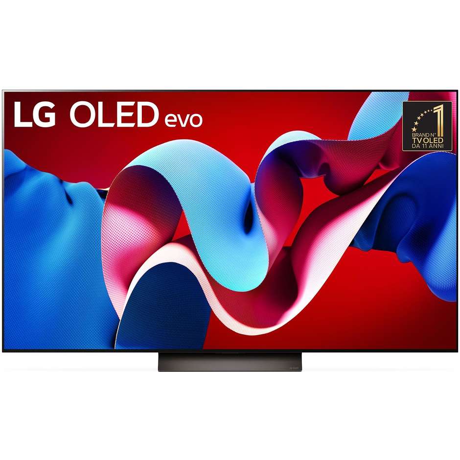 LG OLED65C44LA.API Tv OLED evo 55" 4K Ultra HD Smart TV Wi-Fi Classe G Colore Nero