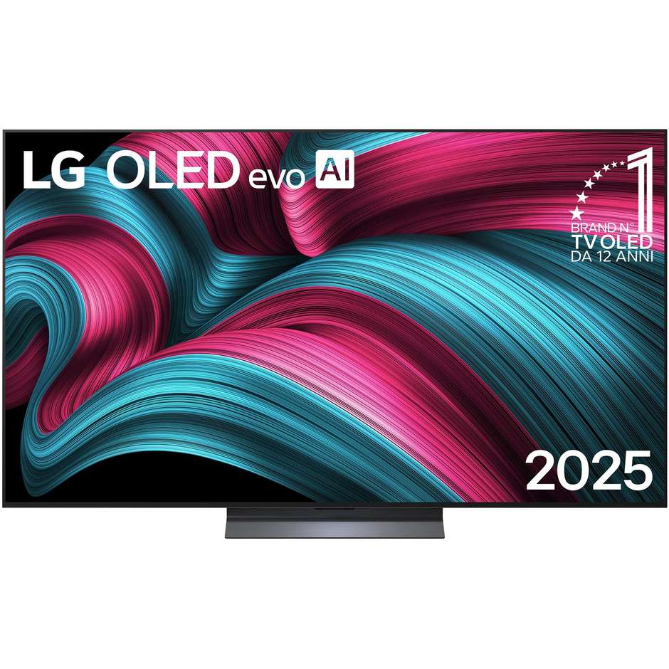 LG OLED65C55LA  TV OLED evo 65'' 4K Ultra HD Smart TV Wi-Fi Classe Colore Nero