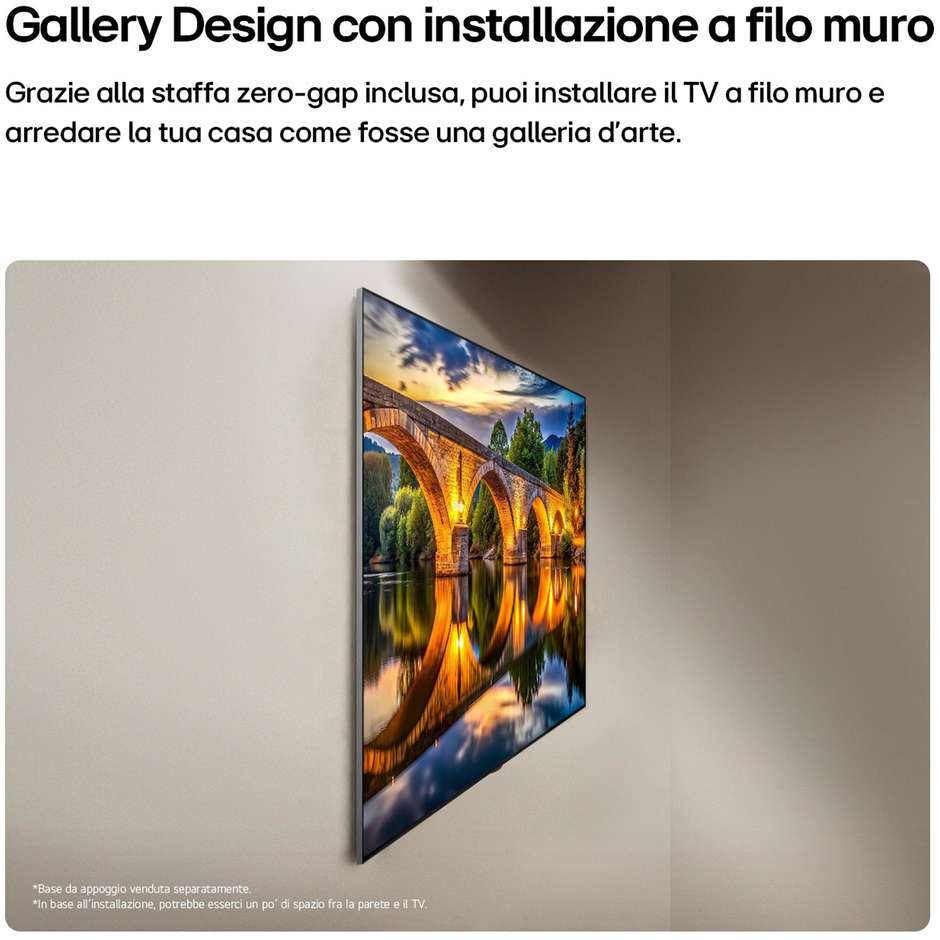 LG OLED65G64LW OLED evo 65" 4K 165 Hz G-SYNC Argento