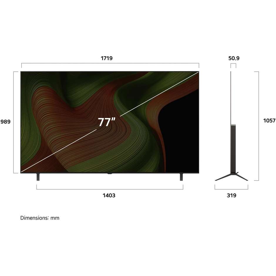 LG OLED77B56LA.API Smart TV 77" OLED 4K Ultra HD webOS Colore Black