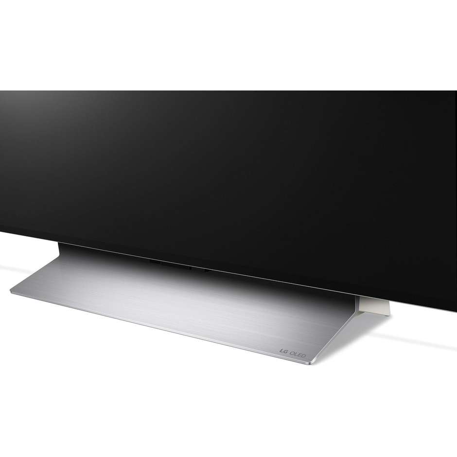 LG OLED77C26L OLED 77" 4K Ultra HD Smart TV Wi-Fi Classe F Cornice Silver