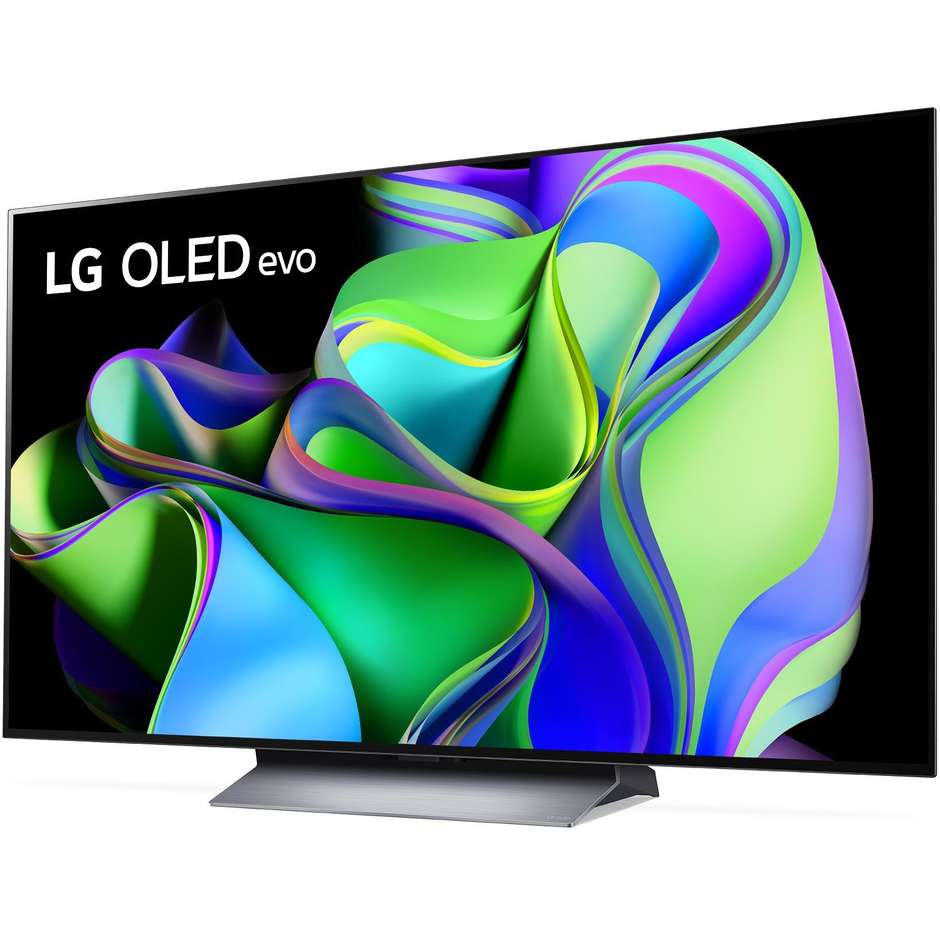 LG OLED77C34L 77" OLED 4K Ultra HD Smart TV Wi-Fi Classe F Colore Nero