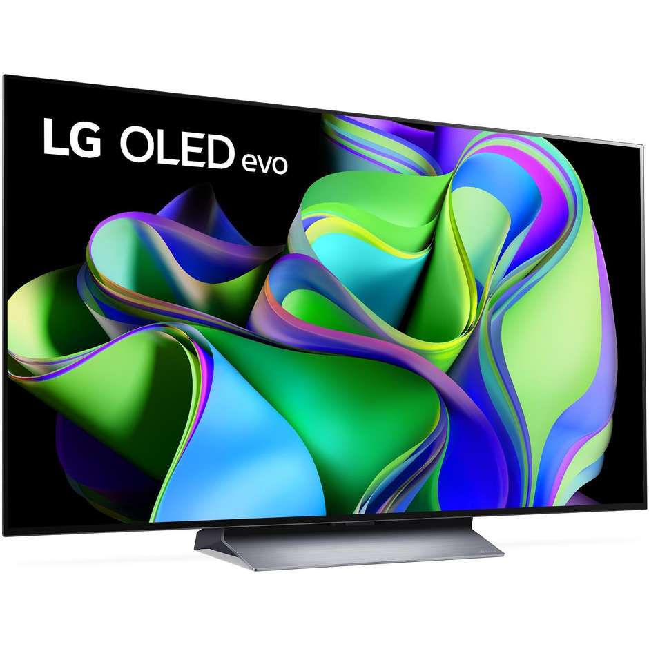 LG OLED77C34L 77" OLED 4K Ultra HD Smart TV Wi-Fi Classe F Colore Nero