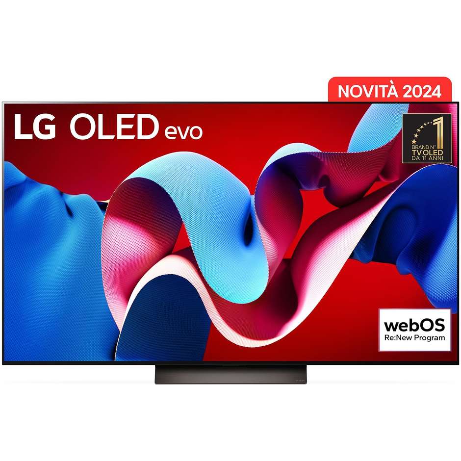 LG OLED77C44LA.API TV OLED 77" 4K Ultra HD Smart TV Wi-Fi Classe F colore cornice marrone