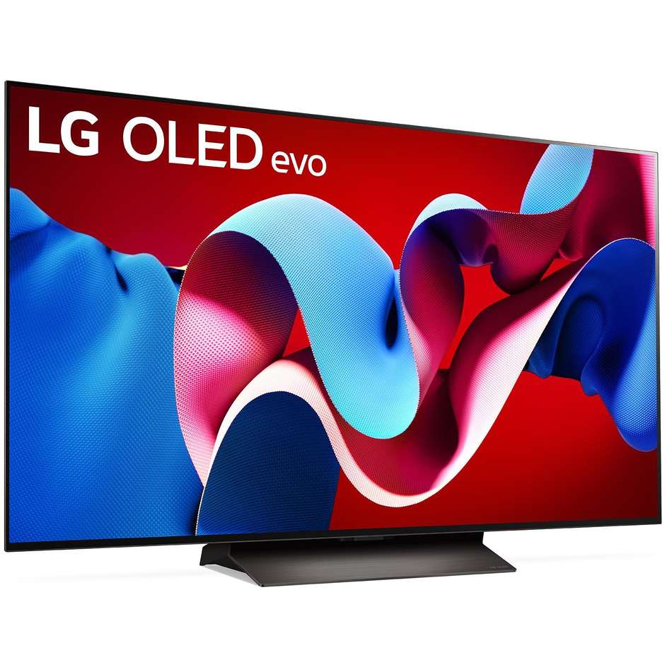 LG OLED77C44LA.API TV OLED 77" 4K Ultra HD Smart TV Wi-Fi Classe F colore cornice marrone