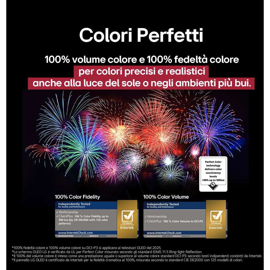 LG OLED77C55LA TV OLED evo AI 77'' 4K Ultra HD Smart TV Wi-Fi Classe F Colore Nero