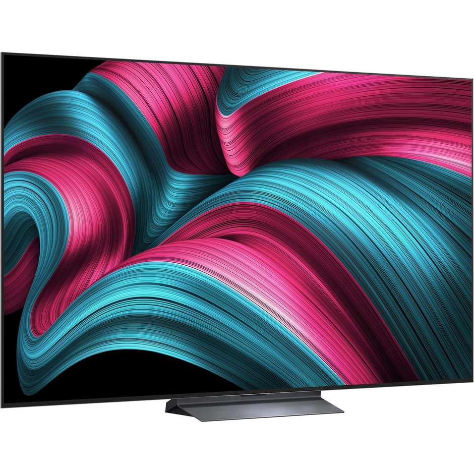 LG OLED77C55LA TV OLED evo AI 77'' 4K Ultra HD Smart TV Wi-Fi Classe F Colore Nero