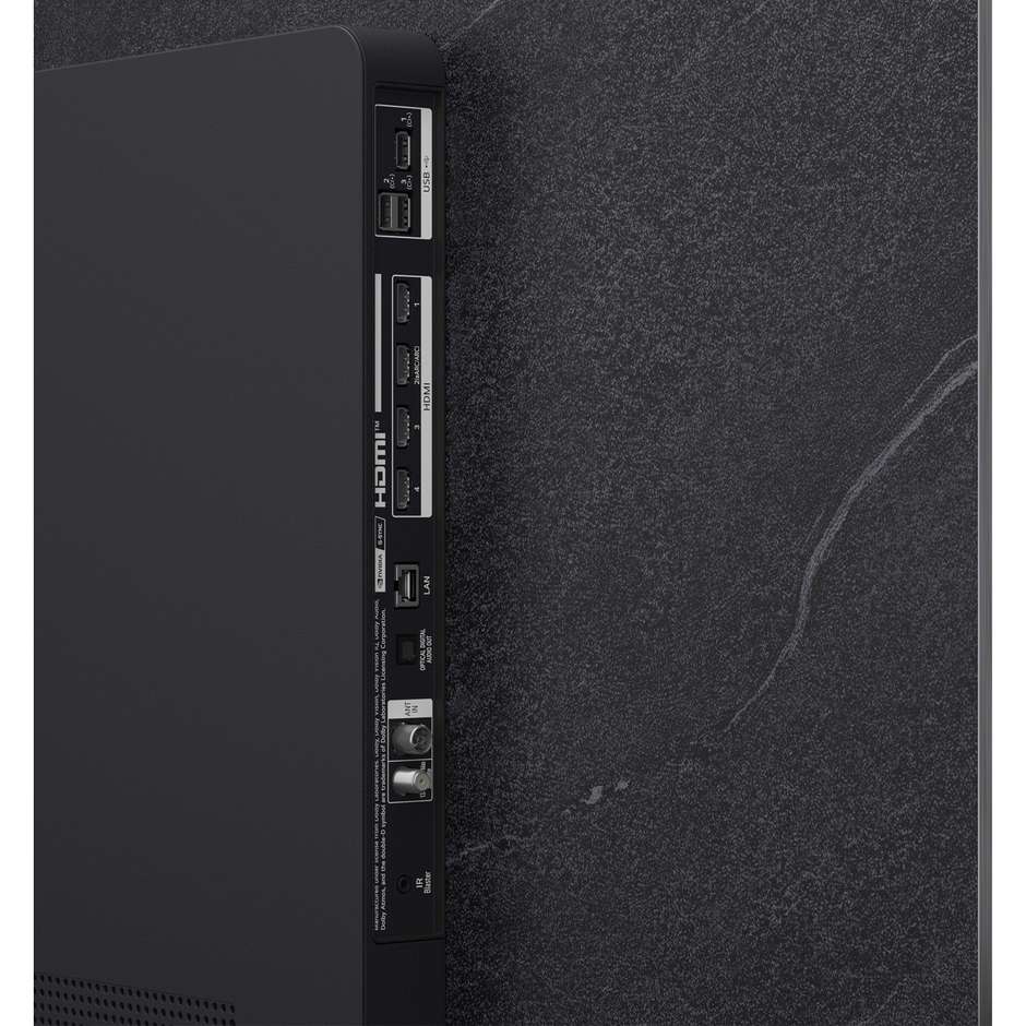 LG OLED77C55LA TV OLED evo AI 77'' 4K Ultra HD Smart TV Wi-Fi Classe F Colore Nero