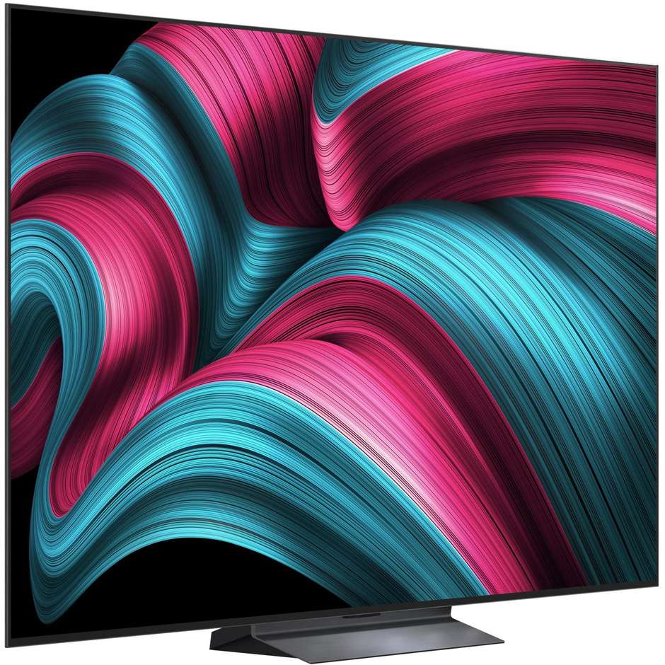 LG OLED77C55LA TV OLED evo AI 77'' 4K Ultra HD Smart TV Wi-Fi Classe F Colore Nero
