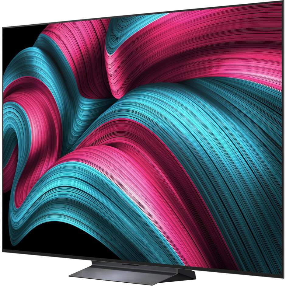 LG OLED77C55LA TV OLED evo AI 77'' 4K Ultra HD Smart TV Wi-Fi Classe F Colore Nero