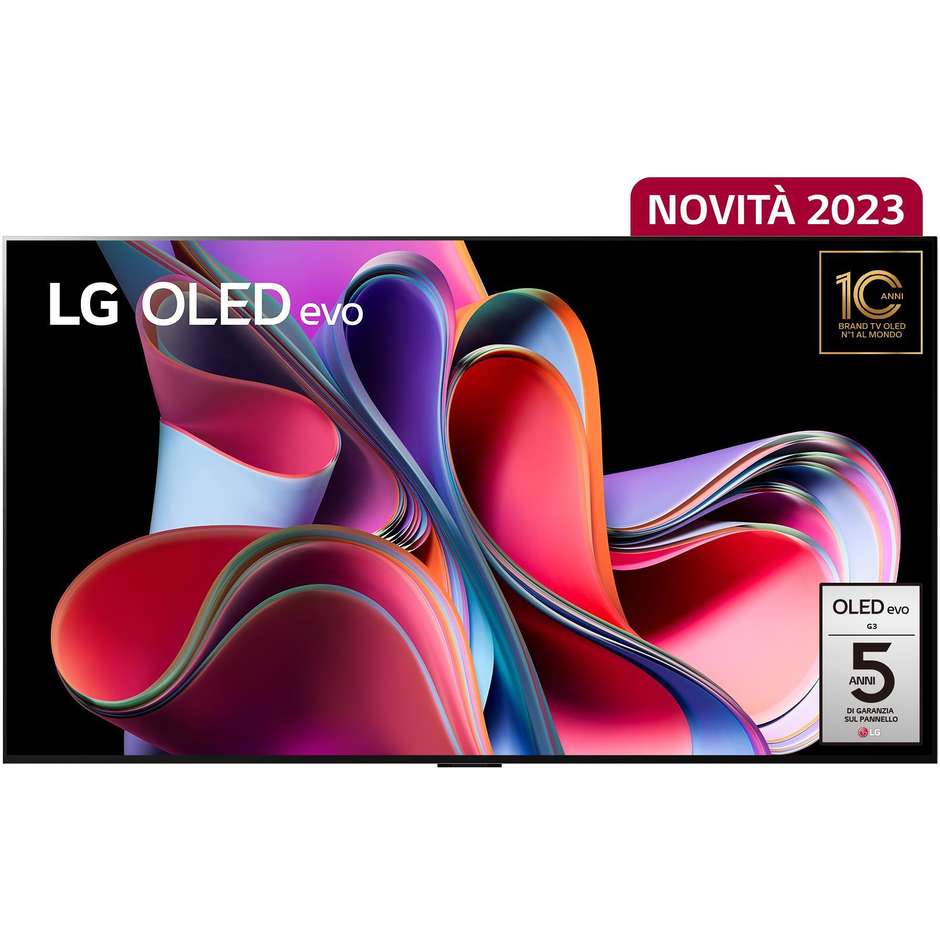 LG OLED77G36L 77" OLED 4K Ultra HD Smart TV Wi-Fi Classe F Colore Nero
