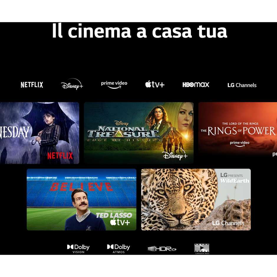 LG OLED77G36L 77" OLED 4K Ultra HD Smart TV Wi-Fi Classe F Colore Nero