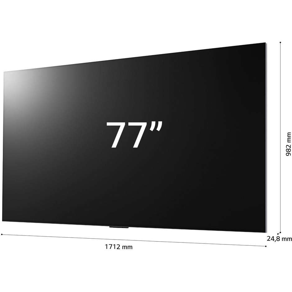 LG OLED77G36L 77" OLED 4K Ultra HD Smart TV Wi-Fi Classe F Colore Nero