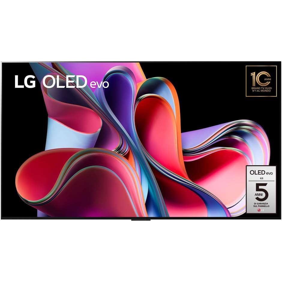 LG OLED77G36L 77" OLED 4K Ultra HD Smart TV Wi-Fi Classe F Colore Nero