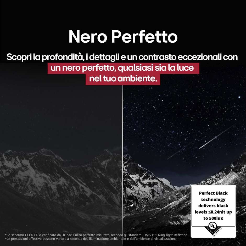 LG OLED77G54LW TV OLED evo 77" 4K Ultra HD Smart TV Wi-Fi Classe E Colore Silver