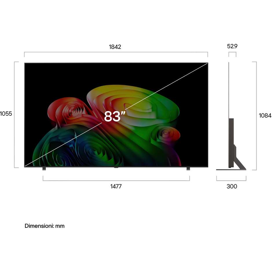 LG OLED83B6ELB OLED AI TV 83" 4K OLED 120Hz Nero