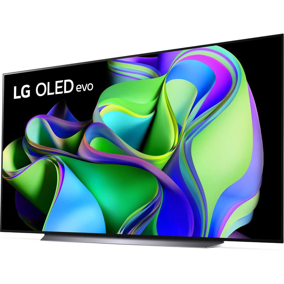 LG OLED83C34L TV 83" OLED 4K Ultra HD Smart TV Classe F Colore Nero