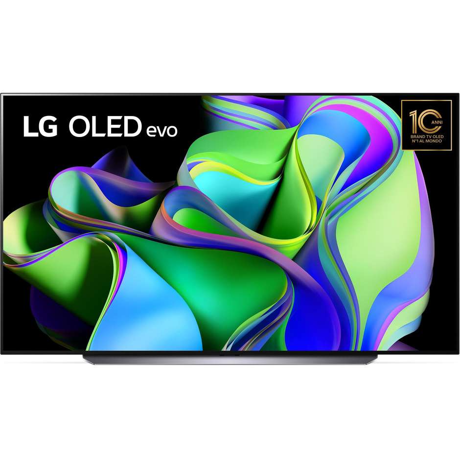 LG OLED83C34L TV 83" OLED 4K Ultra HD Smart TV Classe F Colore Nero