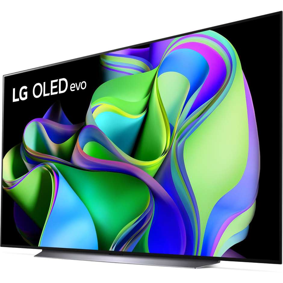 LG OLED83C34L TV 83" OLED 4K Ultra HD Smart TV Classe F Colore Nero