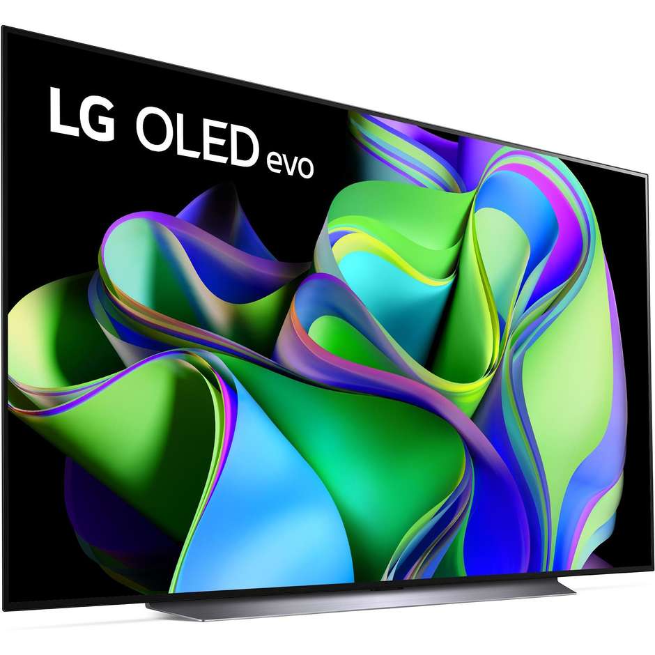 LG OLED83C34L TV 83" OLED 4K Ultra HD Smart TV Classe F Colore Nero
