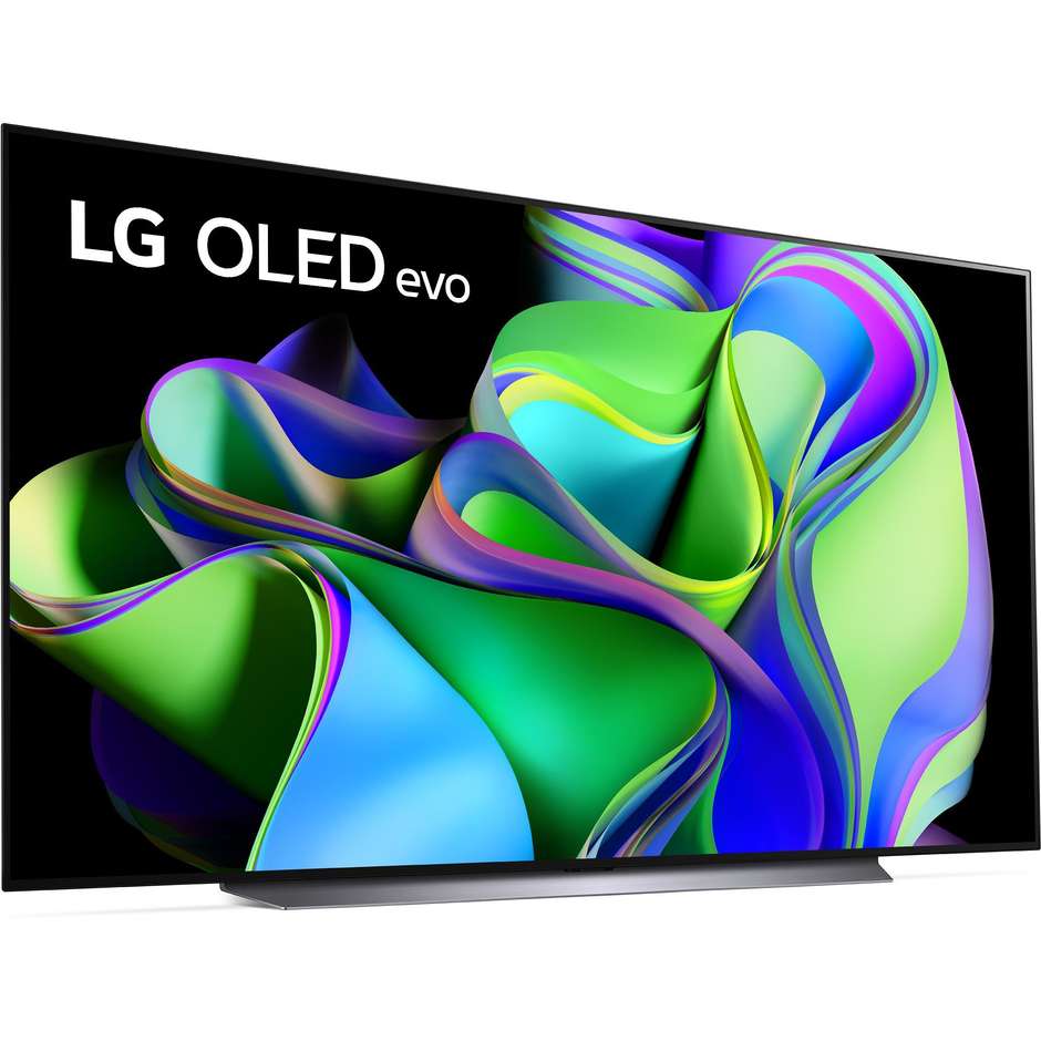 LG OLED83C34L TV 83" OLED 4K Ultra HD Smart TV Classe F Colore Nero