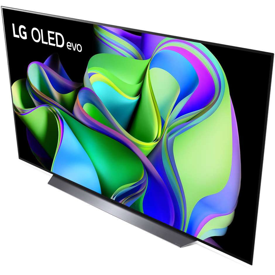 LG OLED83C34L TV 83" OLED 4K Ultra HD Smart TV Classe F Colore Nero