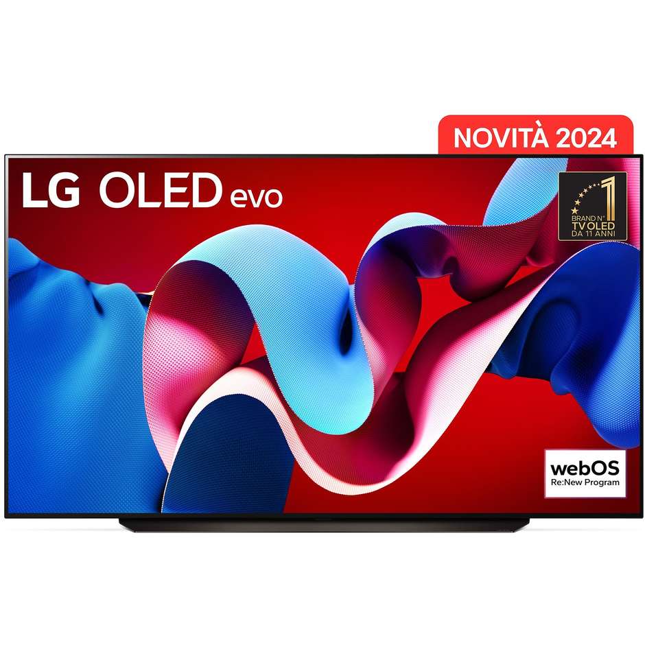 LG OLED83C44LA TV OLED evo 83'' 4K Ultra HD Smart TV Classe F Colore Nero