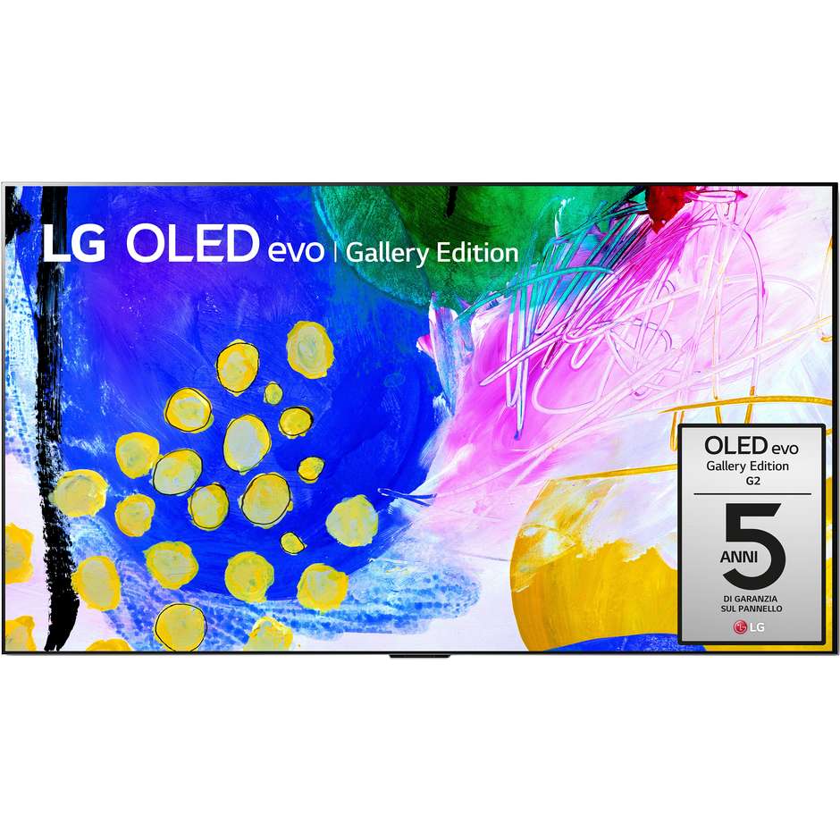 LG OLED83G6L OLED 65" 4K Ultra HD Smart TV Wi-Fi Classe F Cornice Silver