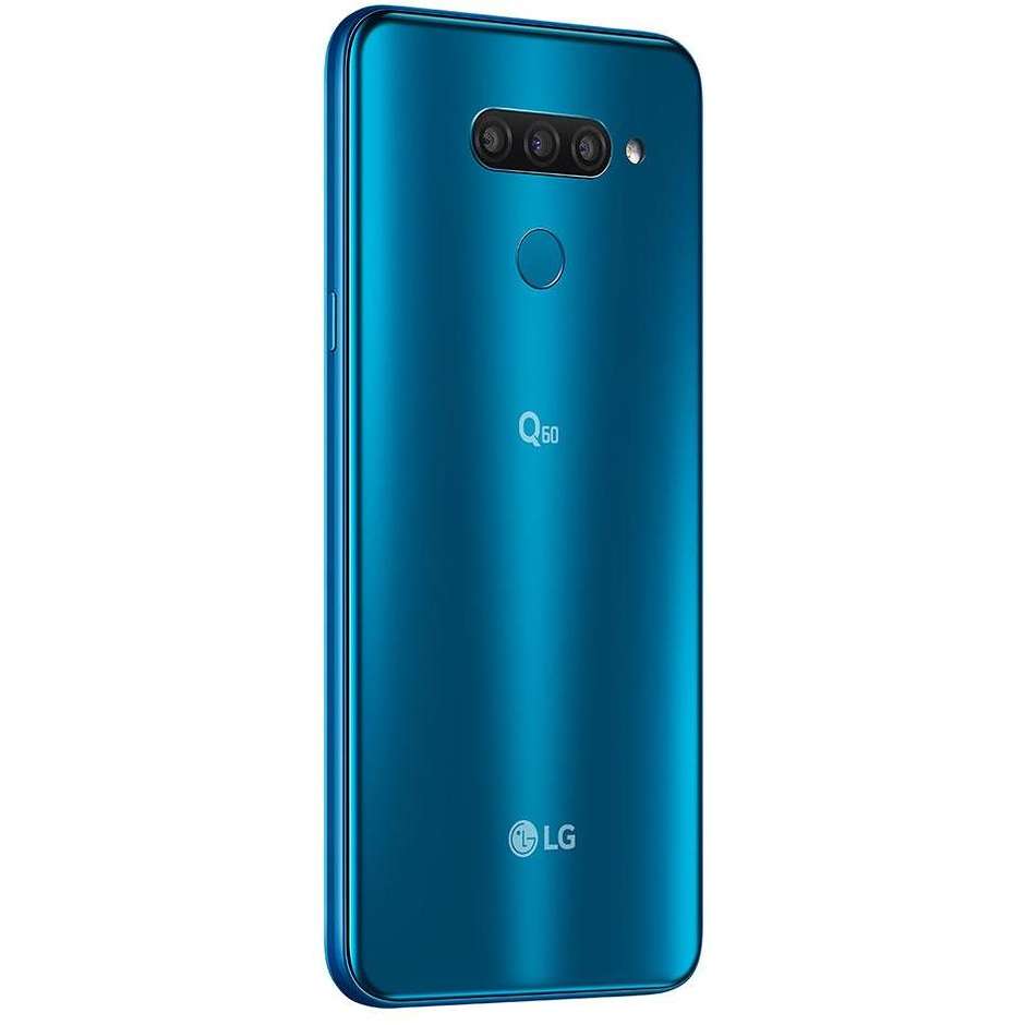 LG Q60 TIM Smartphone Dual Sim 6,26" memoria 64 GB Tripla Fotocamera Android colore Blu