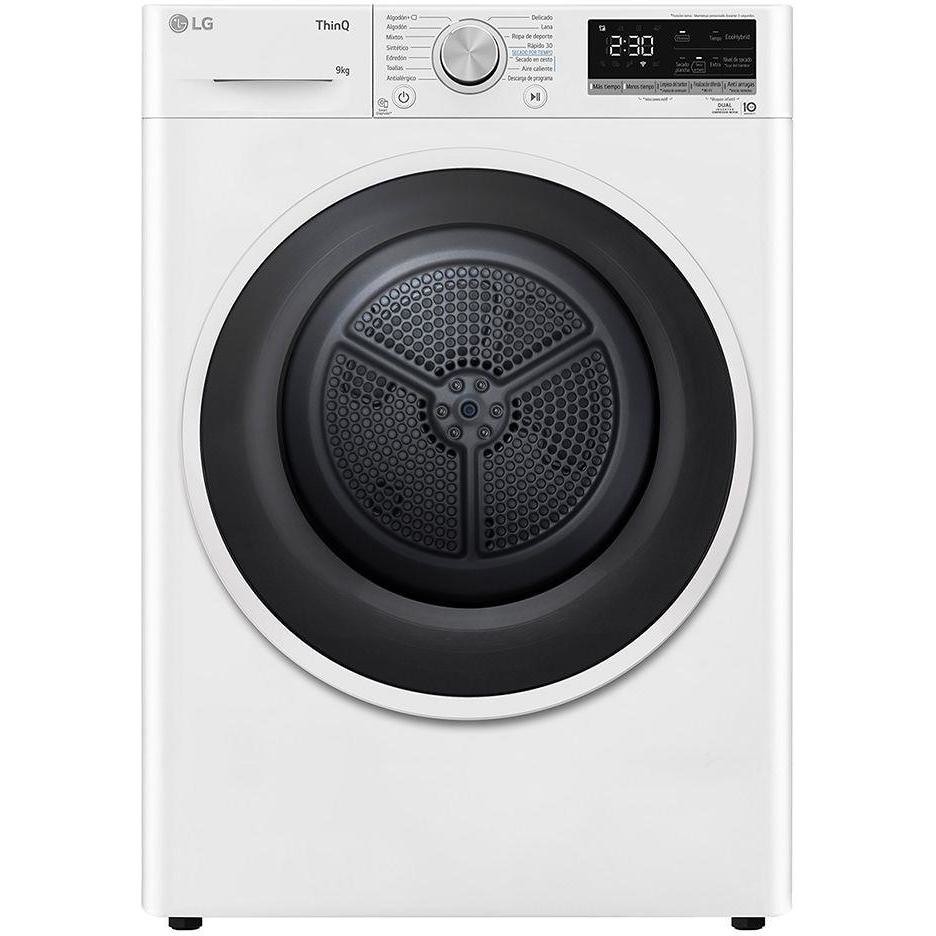 LG RH90V5AV6N Asciugatrice a pompa di calore Caricamento frontale Capacita 9 Kg Classe A++ Colore Bianco