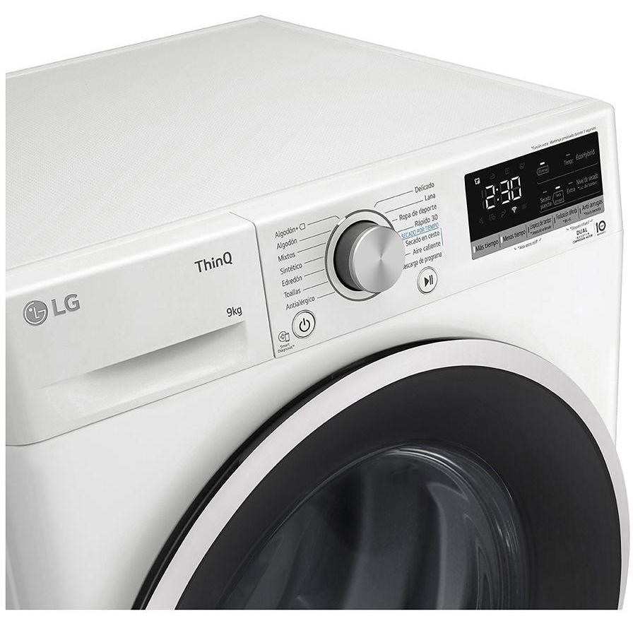 LG RH90V5AV6N Asciugatrice a pompa di calore Caricamento frontale Capacita 9 Kg Classe A++ Colore Bianco