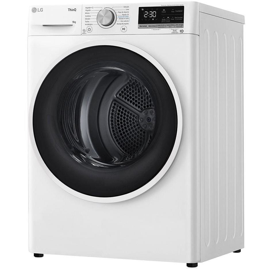 LG RH90V5AV6N Asciugatrice a pompa di calore Caricamento frontale Capacita 9 Kg Classe A++ Colore Bianco