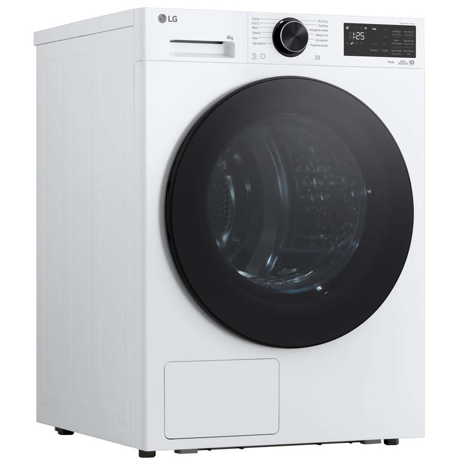 LG RNX5008TLB Asciugatrice AI Dry 8 kg Pompa di calore B