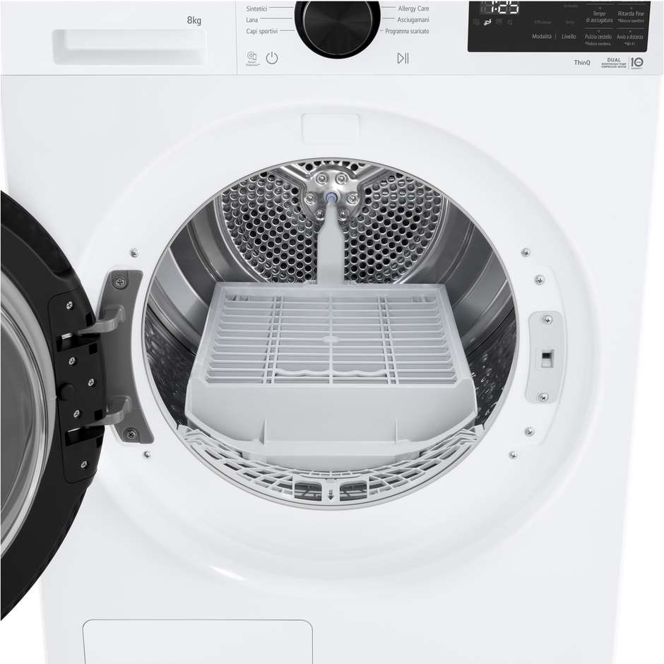 LG RNX5008TLB Asciugatrice AI Dry 8 kg Pompa di calore B