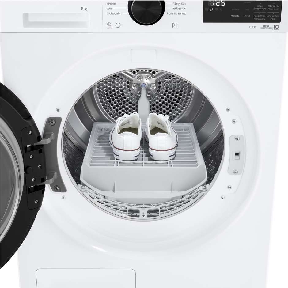 LG RNX5008TLB Asciugatrice AI Dry 8 kg Pompa di calore B