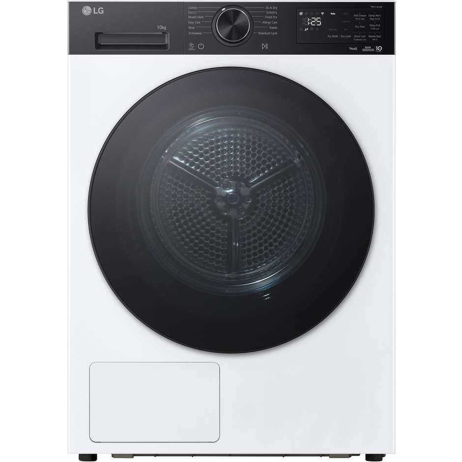 LG RNX5008TLB Asciugatrice AI Dry 8 kg Pompa di Calore Bianca