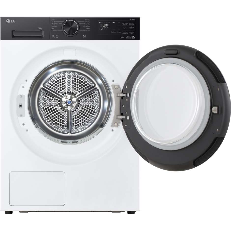 LG RNX5008TLB Asciugatrice AI Dry 8 kg Pompa di Calore Bianca