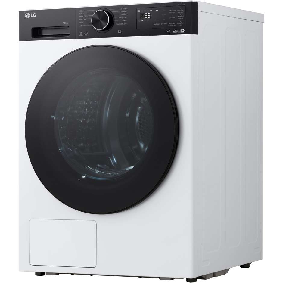 LG RNX5008TLB Asciugatrice AI Dry 8 kg Pompa di Calore Bianca