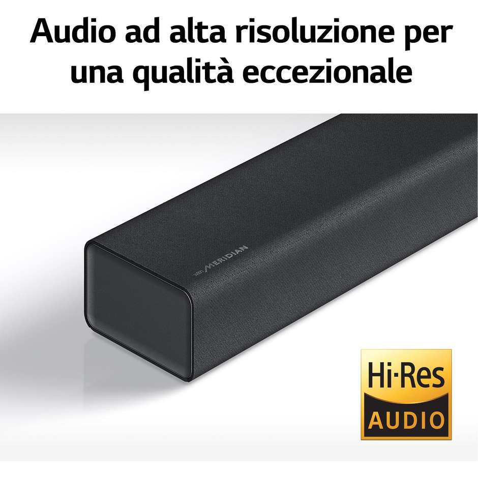 LG S65Q Soundbar Potenza 420 W Wireless Bluetooth Colore Nero