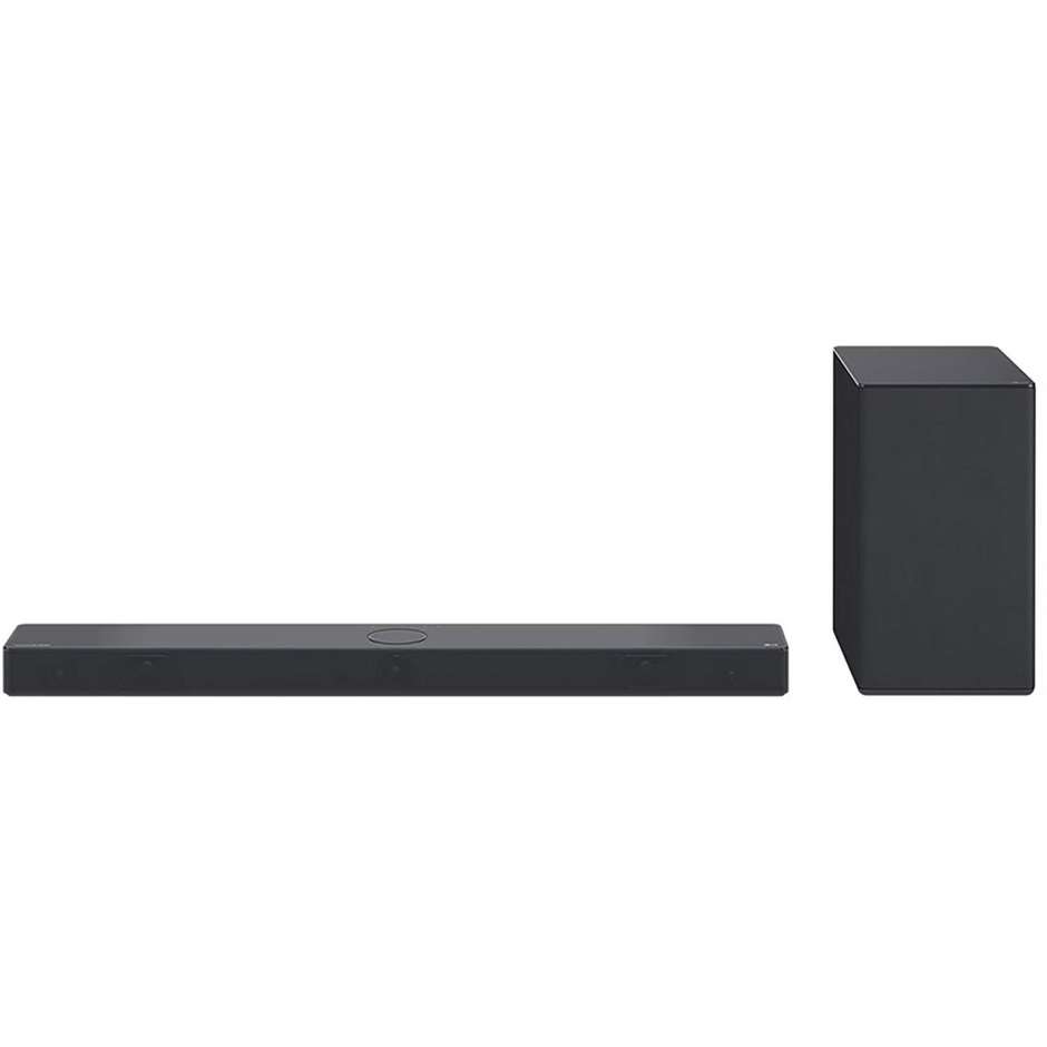 LG SC9S.DEUSLLM Soundbar TV Stereo 2.1 con Subwoofer per Home Cinema DTS Colore Black