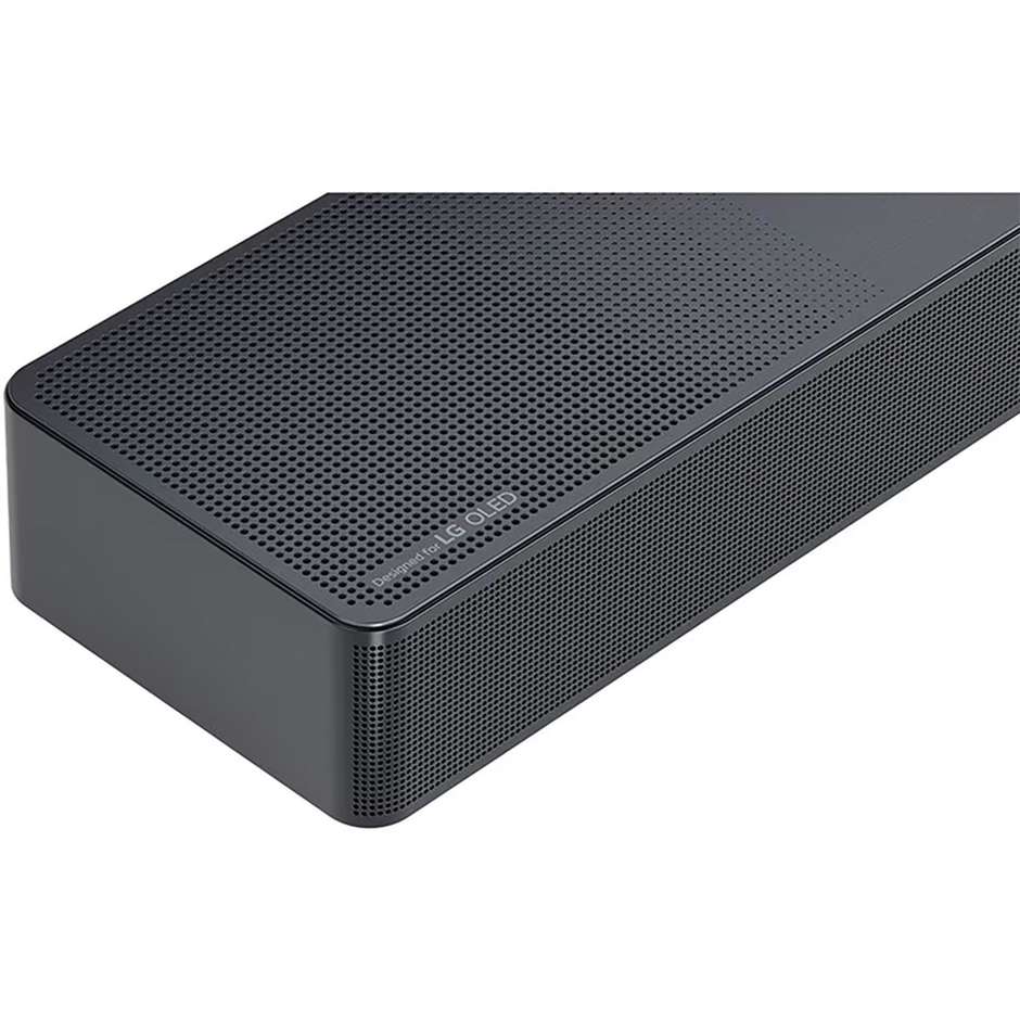 LG SC9S.DEUSLLM Soundbar TV Stereo 2.1 con Subwoofer per Home Cinema DTS Colore Black